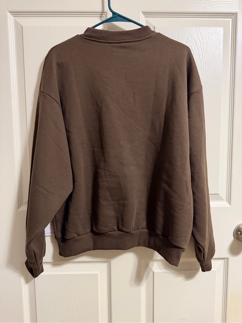 Alo Accolade Crewneck Sweatshirt in Espresso - Picture 2 of 5